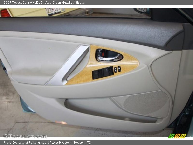 Aloe Green Metallic / Bisque 2007 Toyota Camry XLE V6