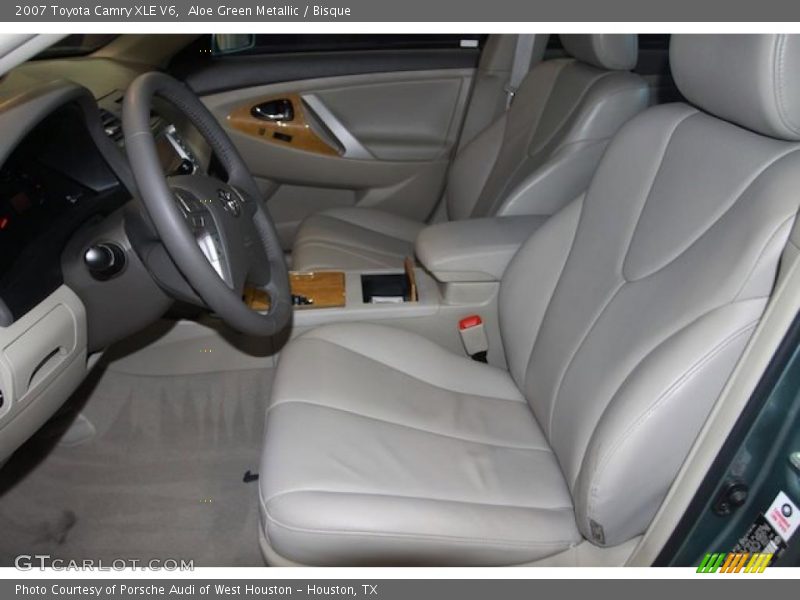 Aloe Green Metallic / Bisque 2007 Toyota Camry XLE V6