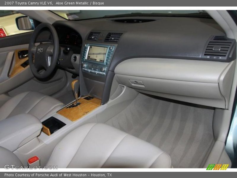Aloe Green Metallic / Bisque 2007 Toyota Camry XLE V6