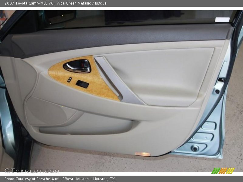 Aloe Green Metallic / Bisque 2007 Toyota Camry XLE V6