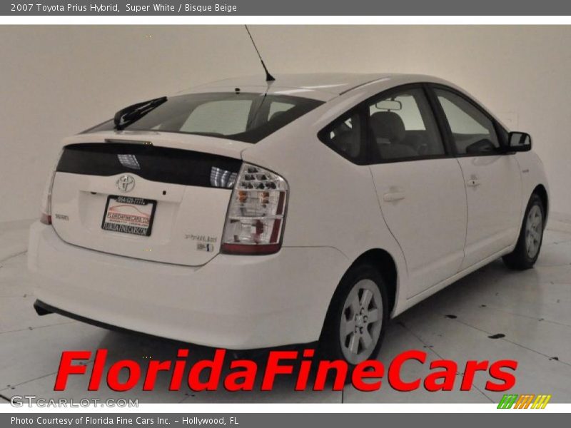 Super White / Bisque Beige 2007 Toyota Prius Hybrid