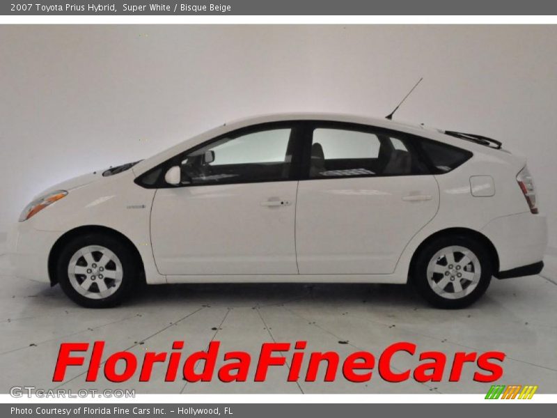Super White / Bisque Beige 2007 Toyota Prius Hybrid