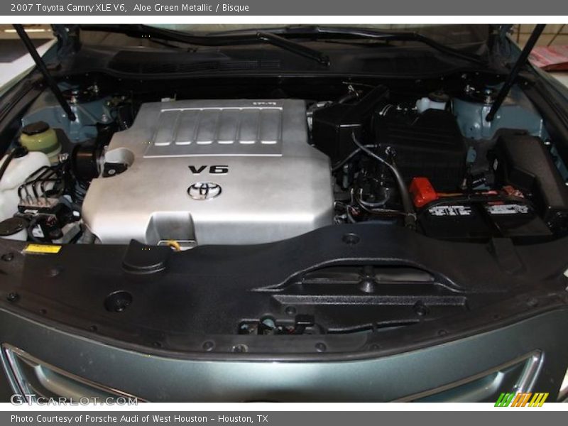 Aloe Green Metallic / Bisque 2007 Toyota Camry XLE V6