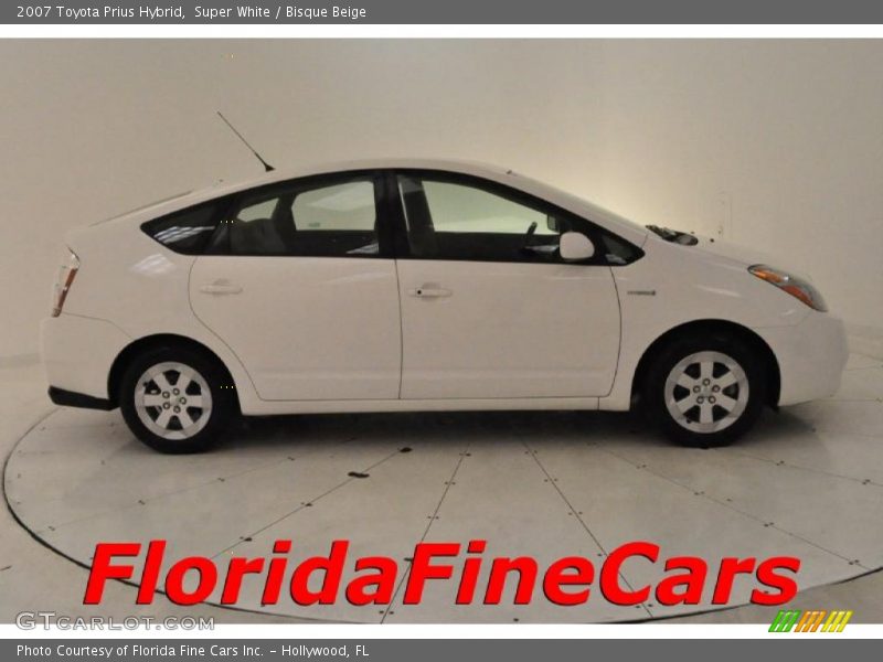 Super White / Bisque Beige 2007 Toyota Prius Hybrid