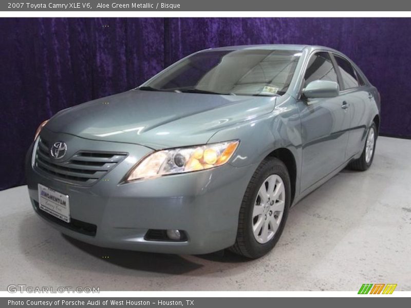 Aloe Green Metallic / Bisque 2007 Toyota Camry XLE V6