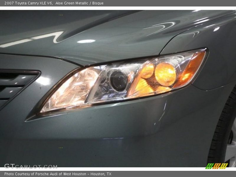 Aloe Green Metallic / Bisque 2007 Toyota Camry XLE V6