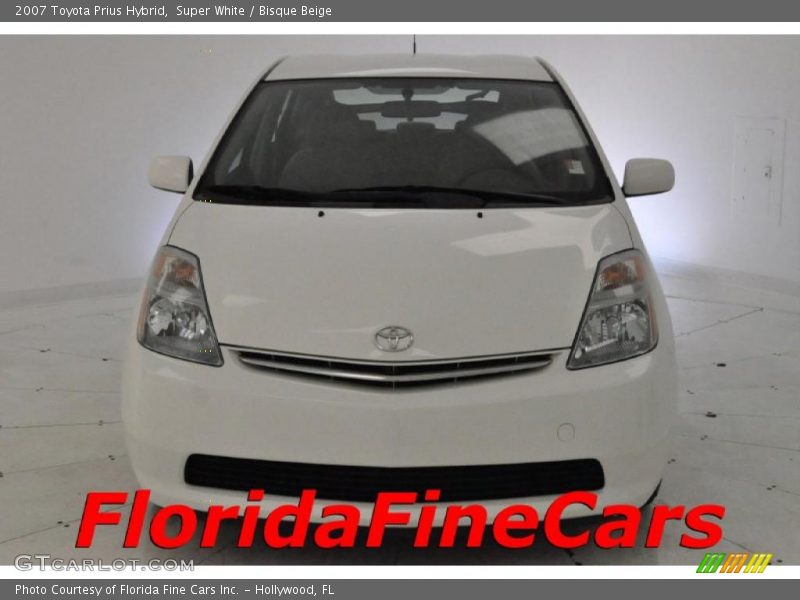 Super White / Bisque Beige 2007 Toyota Prius Hybrid