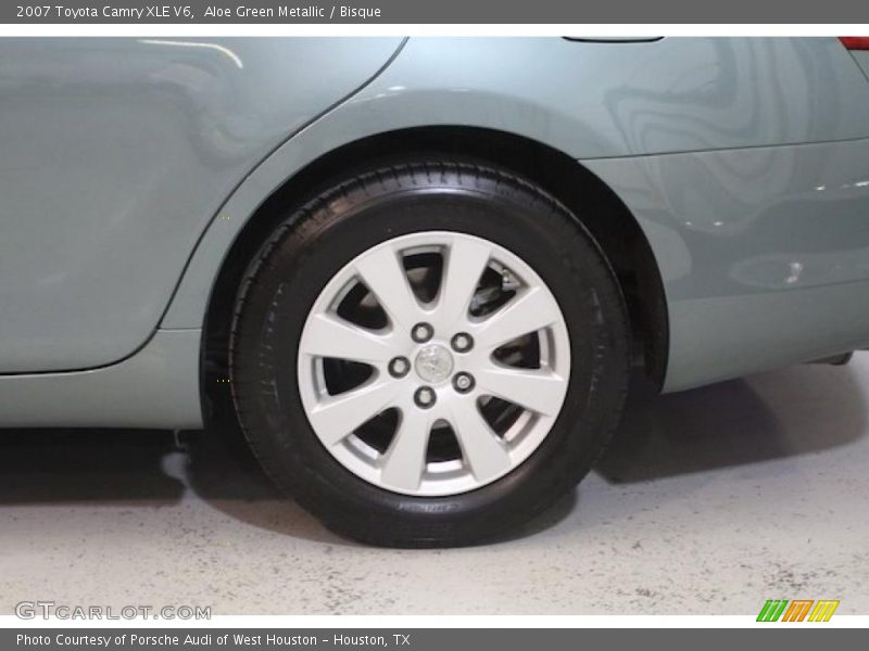 Aloe Green Metallic / Bisque 2007 Toyota Camry XLE V6