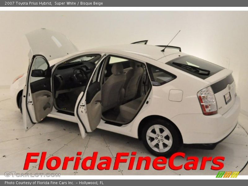Super White / Bisque Beige 2007 Toyota Prius Hybrid