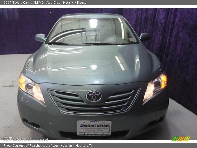 Aloe Green Metallic / Bisque 2007 Toyota Camry XLE V6