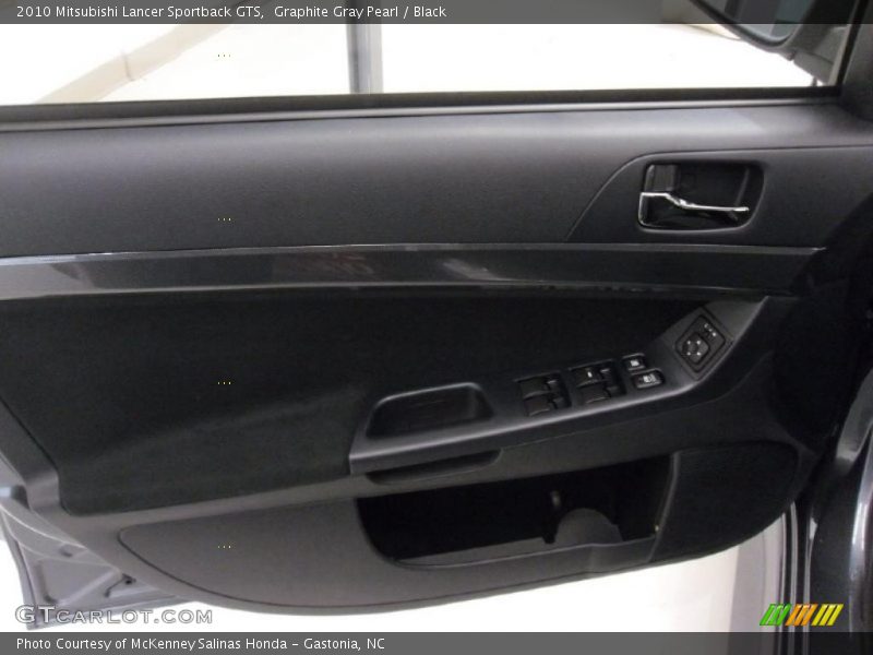 Graphite Gray Pearl / Black 2010 Mitsubishi Lancer Sportback GTS
