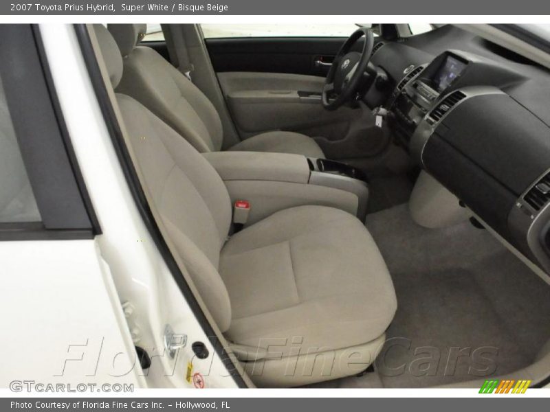 Super White / Bisque Beige 2007 Toyota Prius Hybrid