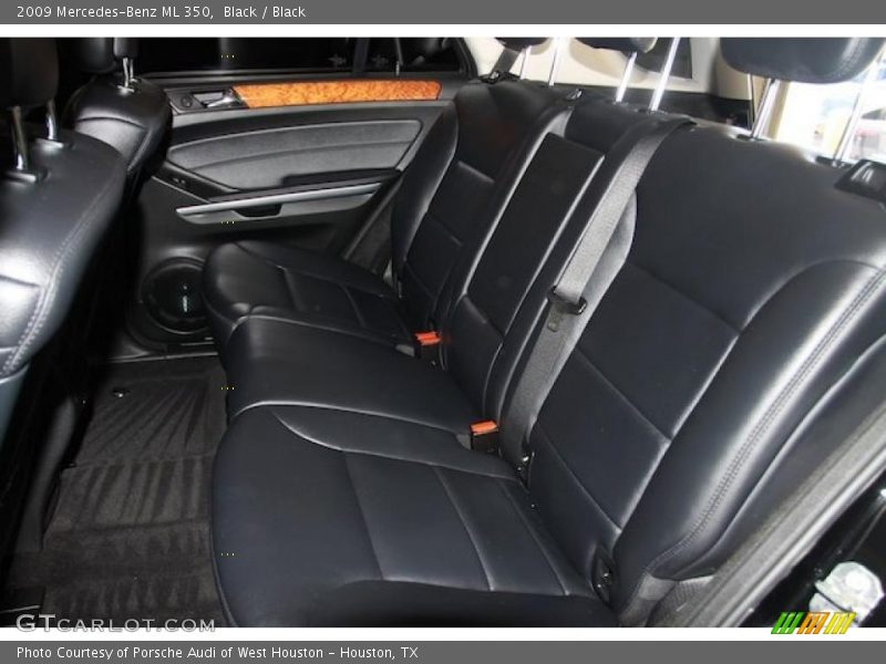 Black / Black 2009 Mercedes-Benz ML 350