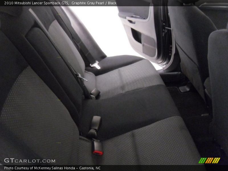 Graphite Gray Pearl / Black 2010 Mitsubishi Lancer Sportback GTS