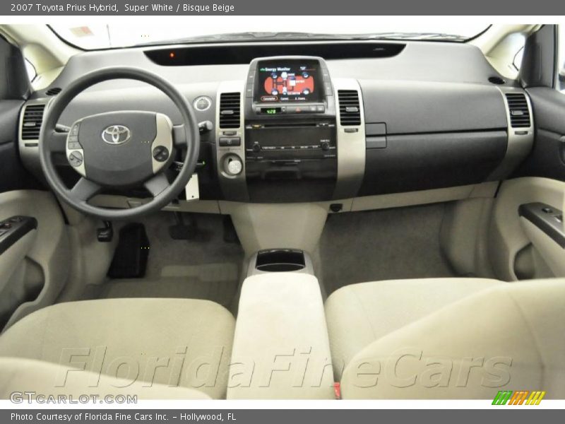 Super White / Bisque Beige 2007 Toyota Prius Hybrid