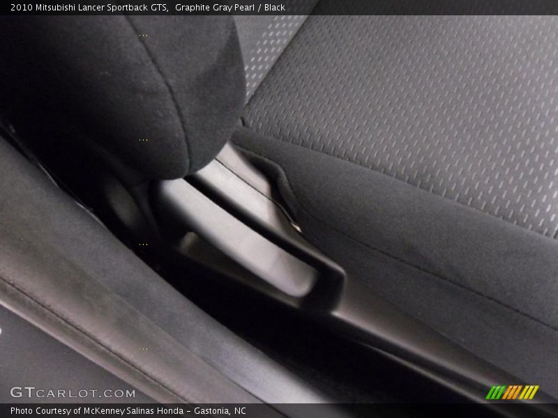 Graphite Gray Pearl / Black 2010 Mitsubishi Lancer Sportback GTS