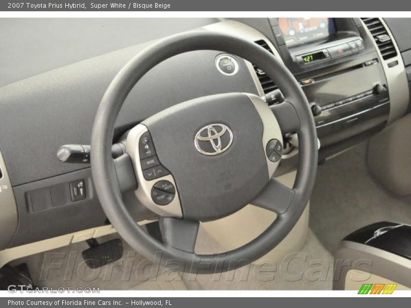 Super White / Bisque Beige 2007 Toyota Prius Hybrid