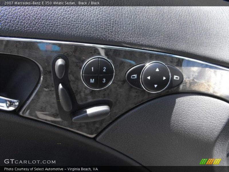 Black / Black 2007 Mercedes-Benz E 350 4Matic Sedan