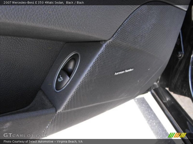 Black / Black 2007 Mercedes-Benz E 350 4Matic Sedan