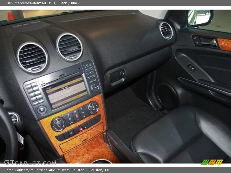 Black / Black 2009 Mercedes-Benz ML 350