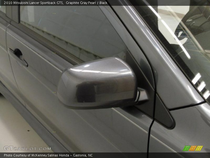 Graphite Gray Pearl / Black 2010 Mitsubishi Lancer Sportback GTS