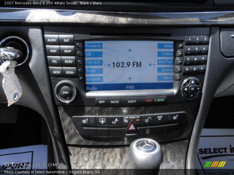 Black / Black 2007 Mercedes-Benz E 350 4Matic Sedan