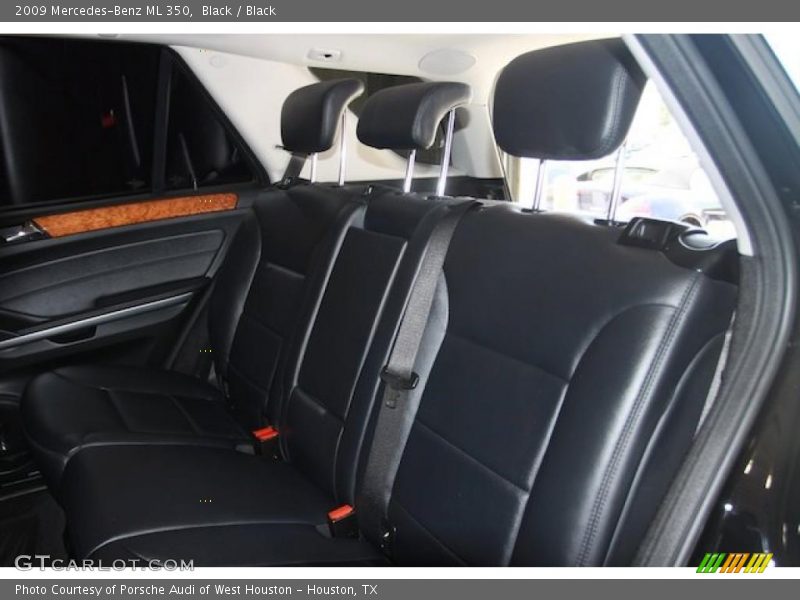 Black / Black 2009 Mercedes-Benz ML 350