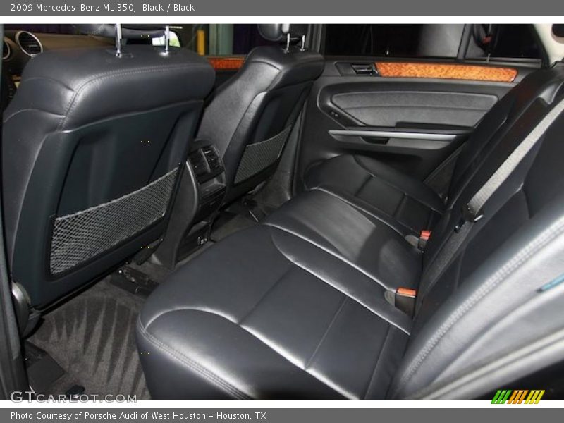 Black / Black 2009 Mercedes-Benz ML 350