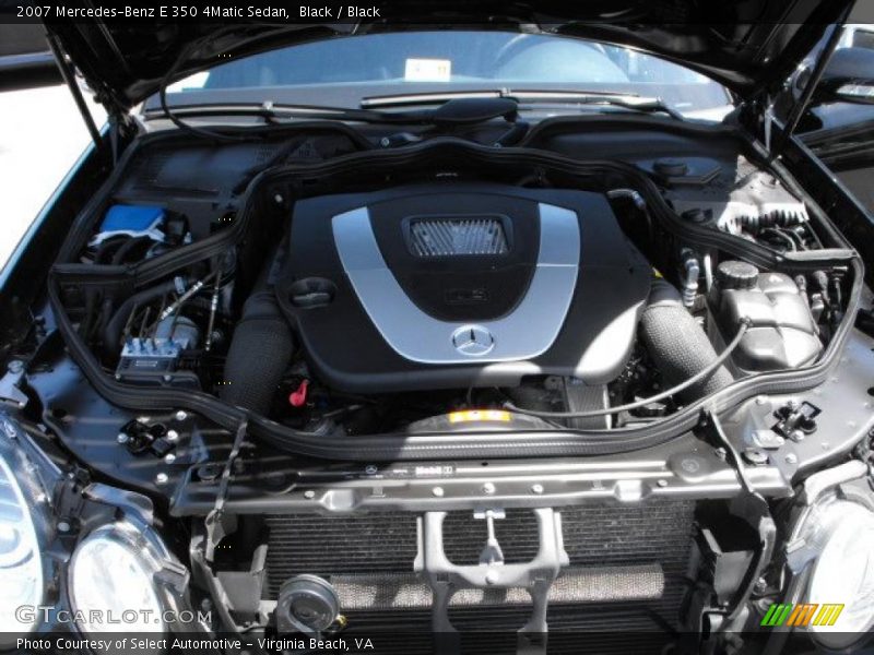 Black / Black 2007 Mercedes-Benz E 350 4Matic Sedan