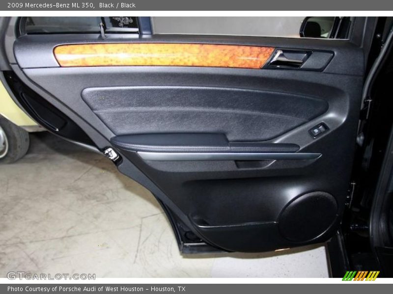 Black / Black 2009 Mercedes-Benz ML 350