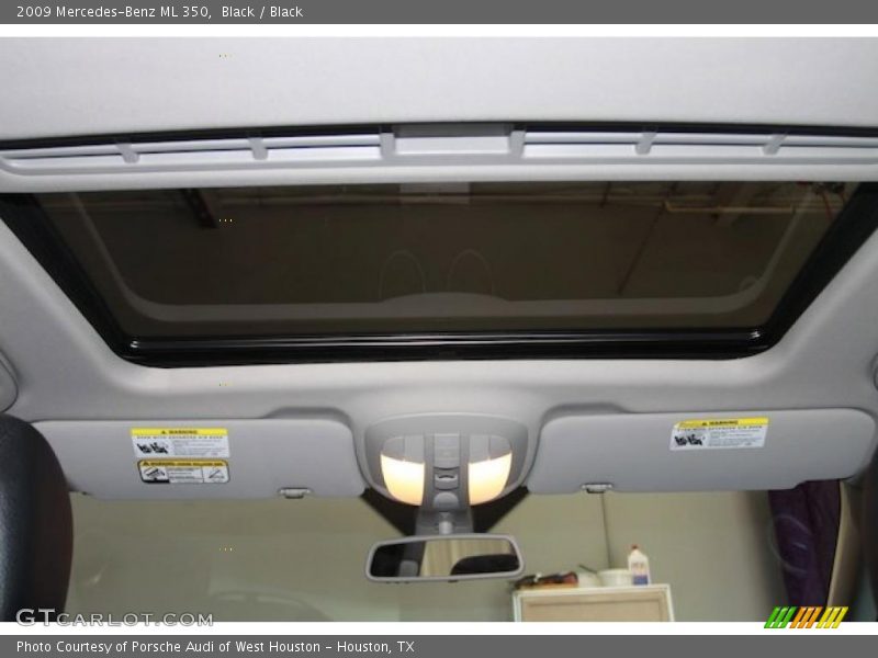 Black / Black 2009 Mercedes-Benz ML 350