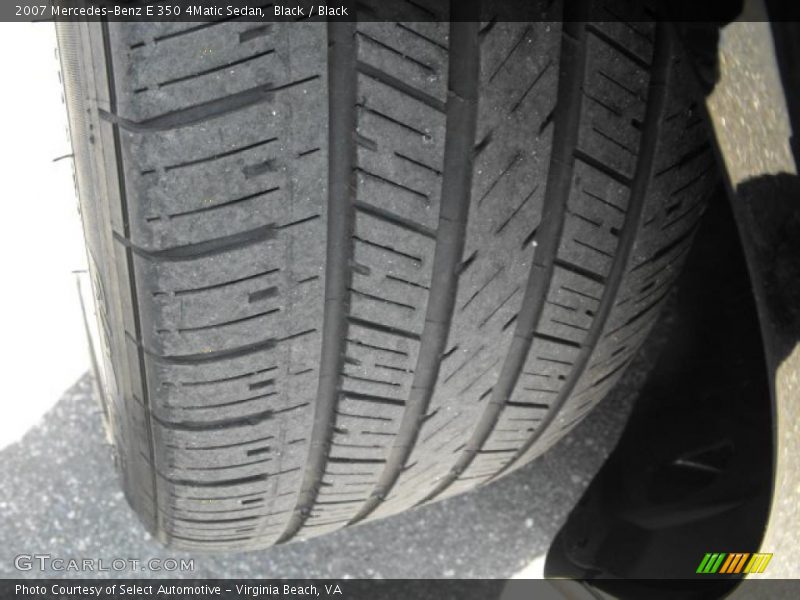 Black / Black 2007 Mercedes-Benz E 350 4Matic Sedan