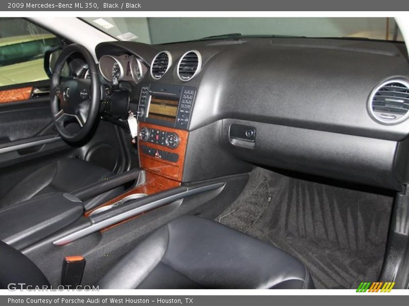 Black / Black 2009 Mercedes-Benz ML 350