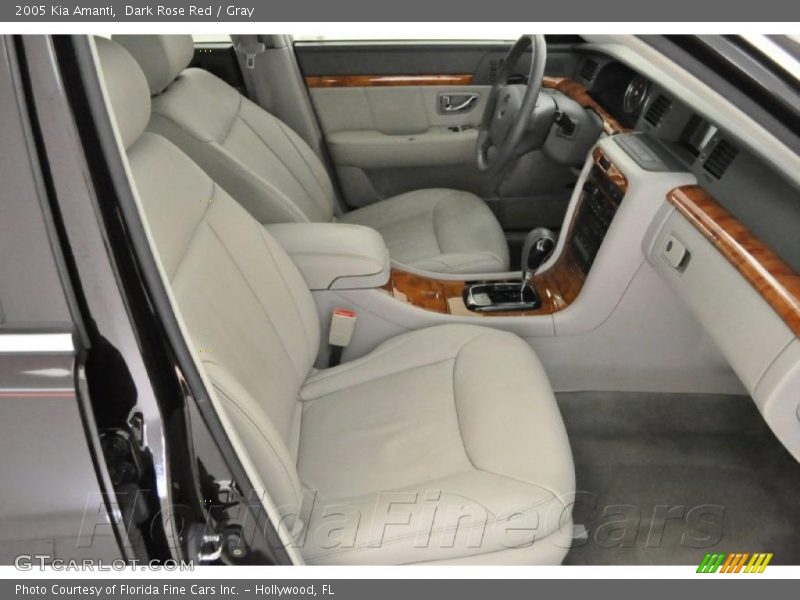 Dark Rose Red / Gray 2005 Kia Amanti
