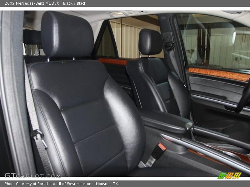 Black / Black 2009 Mercedes-Benz ML 350