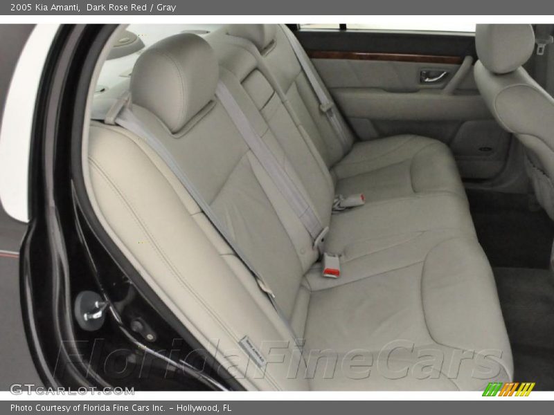 Dark Rose Red / Gray 2005 Kia Amanti