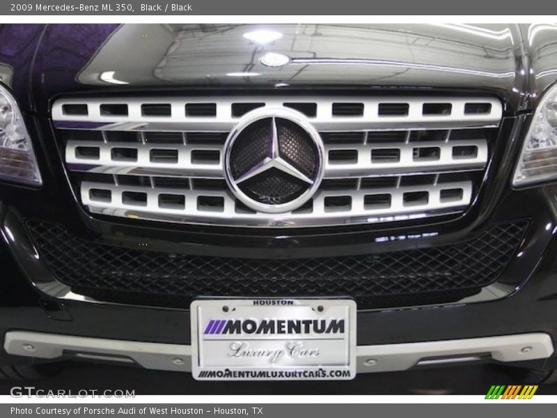 Black / Black 2009 Mercedes-Benz ML 350