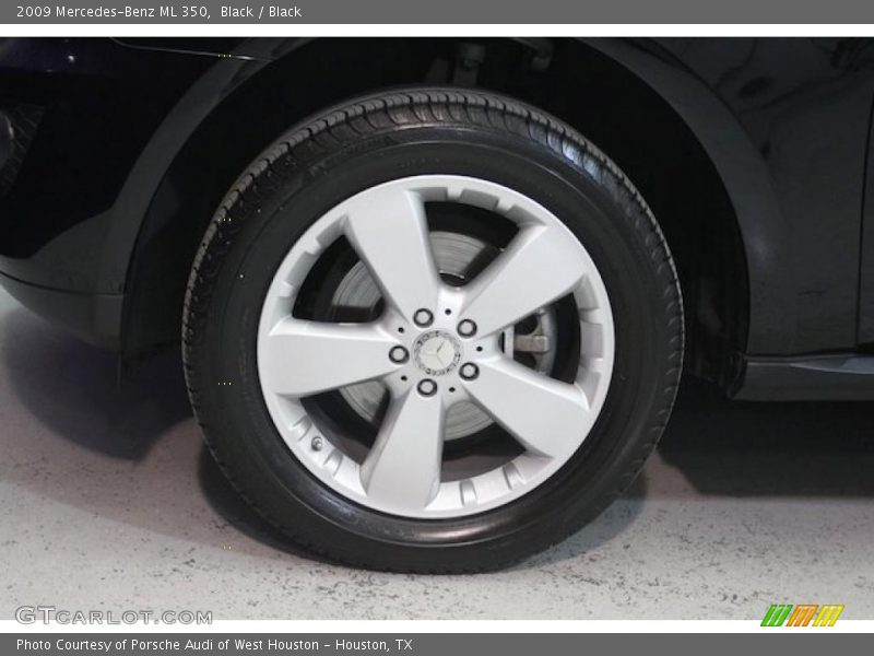 Black / Black 2009 Mercedes-Benz ML 350