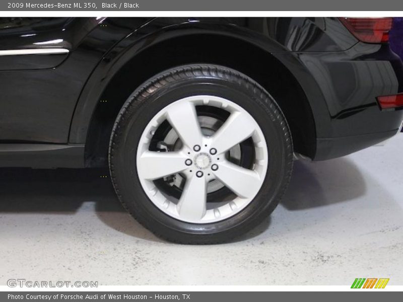 Black / Black 2009 Mercedes-Benz ML 350