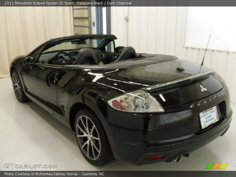 Kalapana Black / Dark Charcoal 2011 Mitsubishi Eclipse Spyder GS Sport