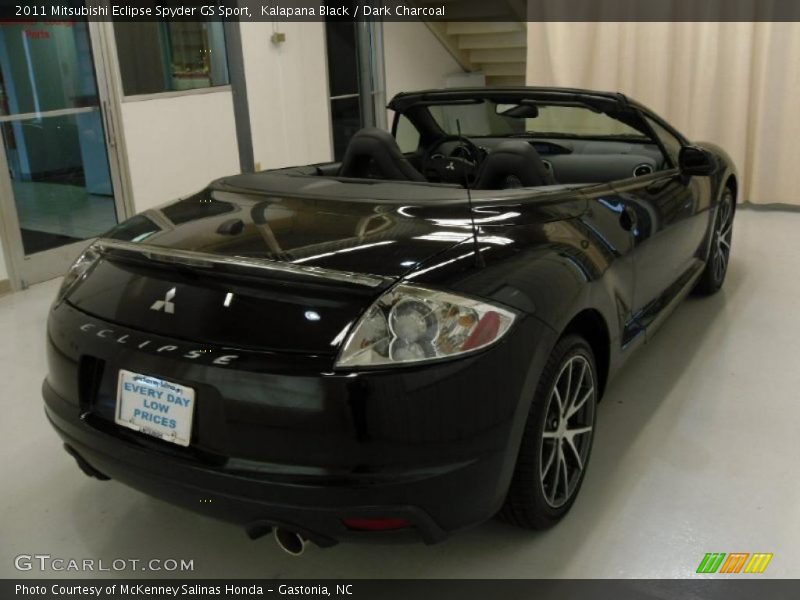 Kalapana Black / Dark Charcoal 2011 Mitsubishi Eclipse Spyder GS Sport