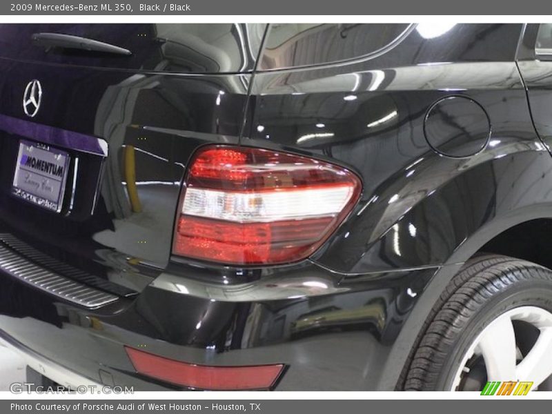 Black / Black 2009 Mercedes-Benz ML 350