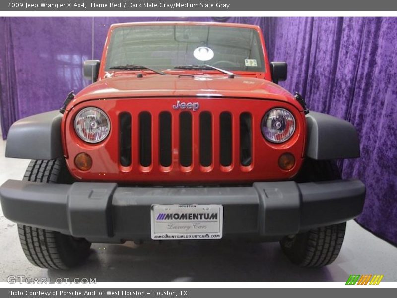 Flame Red / Dark Slate Gray/Medium Slate Gray 2009 Jeep Wrangler X 4x4