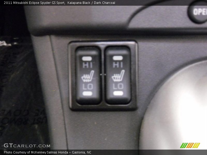 Kalapana Black / Dark Charcoal 2011 Mitsubishi Eclipse Spyder GS Sport