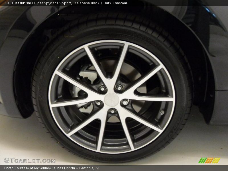 Kalapana Black / Dark Charcoal 2011 Mitsubishi Eclipse Spyder GS Sport