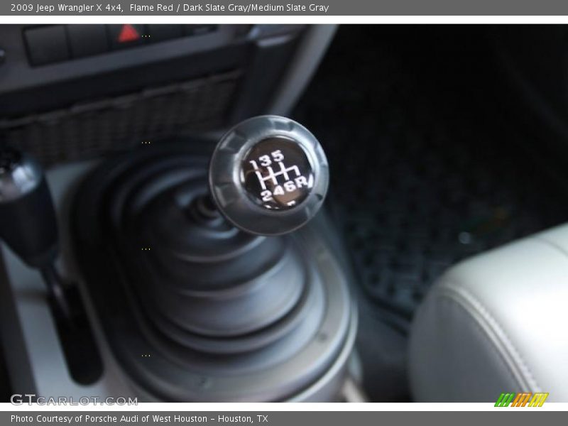 Flame Red / Dark Slate Gray/Medium Slate Gray 2009 Jeep Wrangler X 4x4