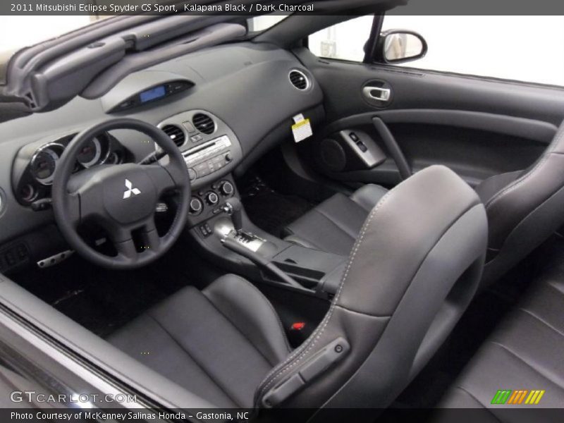 Kalapana Black / Dark Charcoal 2011 Mitsubishi Eclipse Spyder GS Sport