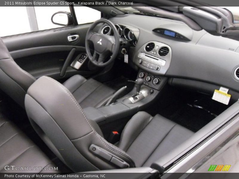 Kalapana Black / Dark Charcoal 2011 Mitsubishi Eclipse Spyder GS Sport