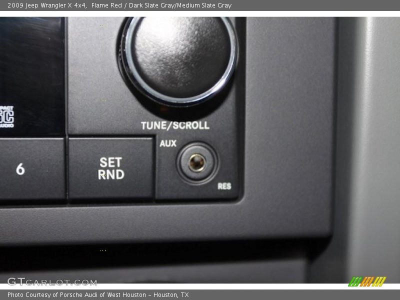Flame Red / Dark Slate Gray/Medium Slate Gray 2009 Jeep Wrangler X 4x4