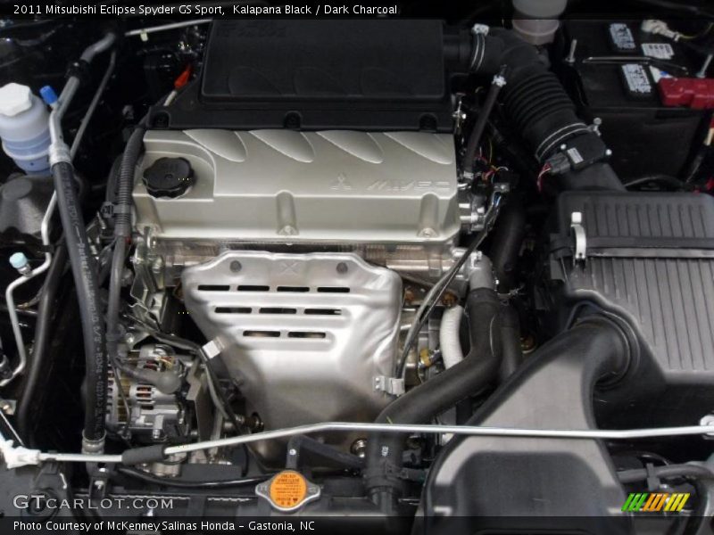 Kalapana Black / Dark Charcoal 2011 Mitsubishi Eclipse Spyder GS Sport